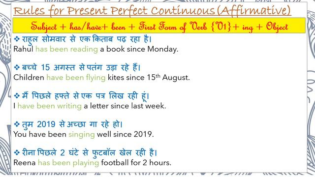 Present Perfect Continuous Tense। The tense-5। Types of tenses। Translation exercises included। смотреть онлайн