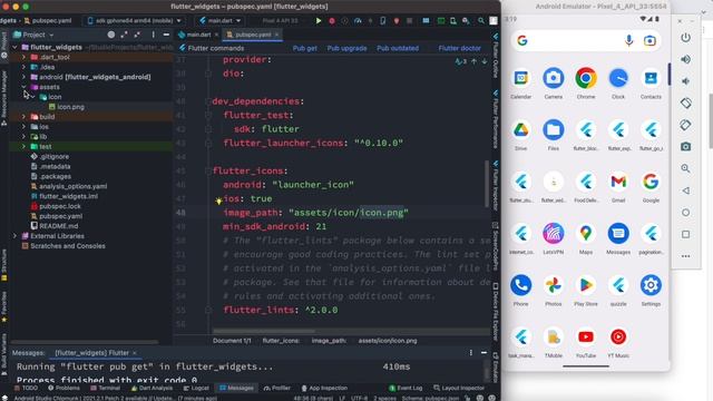 Flutter Change App Icon | Launcher Icon Android & iOS смотреть онлайн