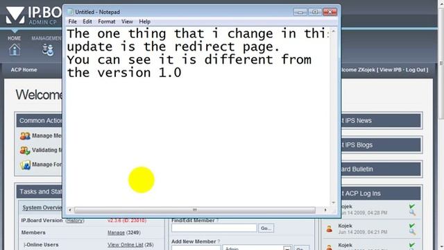IPB Mod In Action: (SLMBA23) Admin Login Page based on IPB 3.0 v1.1.1 смотреть онлайн