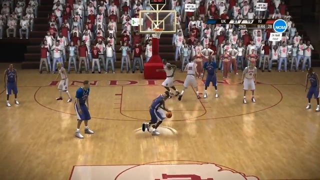 NCAA 08 March Madness PS3 #8 Kentucky Wildcats vs #9 Indiana Hoosiers video game смотреть онлайн