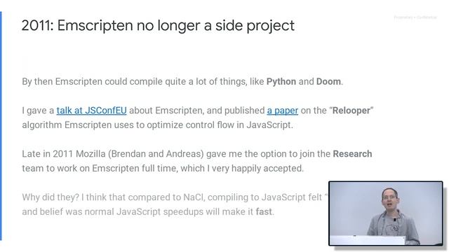 History of WebAssembly (Chrome University 2019) смотреть онлайн