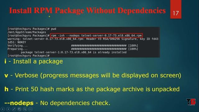 Red Hat Package Manager (RPM) In RHEL 8 In Hindi By Deepak Sood || Video-23 || Tech GURU смотреть онлайн