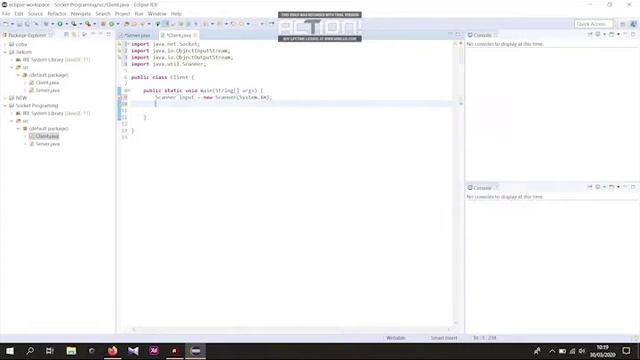 Client Server Socket Programing with Java Eclipse ( Uppercase Solution ) смотреть онлайн