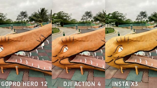 GoPro Hero 12 Black VS Dji Action 4 VS iNsta 360 X3 Camera Comparison смотреть онлайн