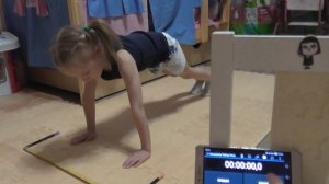 Наибольшее количество отжиманий от пола за 1 минуту (Девочки, 5 лет)