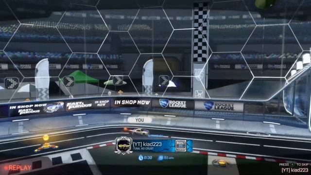 Rocket League - Cool Goal (with the GTR) смотреть онлайн