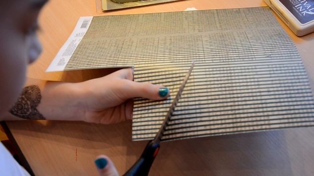 Мастер-класс. Открытка к 23 февраля в технике скрапбукинг. Hand-made card. смотреть онлайн