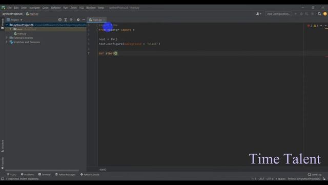 Digital clock in python source code смотреть онлайн
