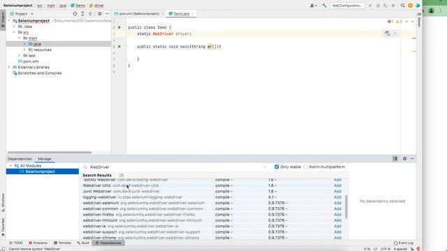 Selenium with IntelliJ/ How to write selenium automation program using IntelliJ community version/ смотреть онлайн