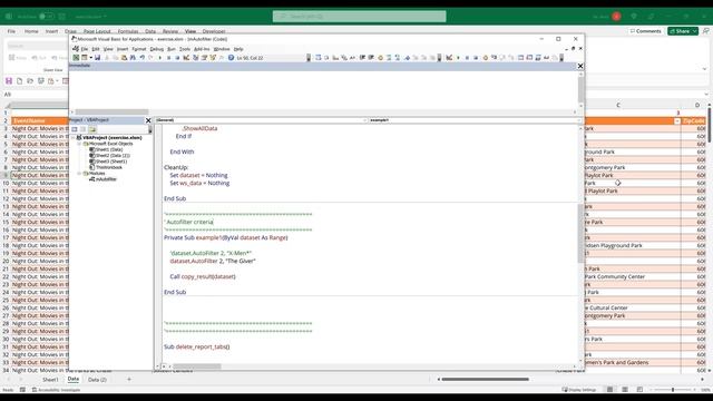 Automate Excel Autofilter with VBA | Excel VBA Tutorial смотреть онлайн