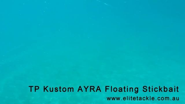 TP Kustom Ayra Floating Stickbait action underwater - Underwater video смотреть онлайн
