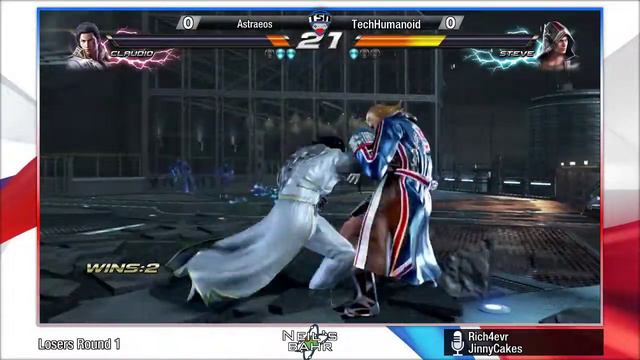 Tekken 7 @ Neil's (7-18) - Astraeos (Claudio) vs. TechHumanoid (Steve) - LR1 смотреть онлайн
