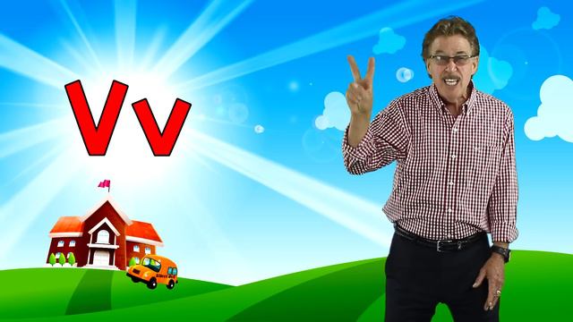 Letter V | Sing And Learn The Letters Of The Alphabet | Learn The Letter V | Jack Hartmann