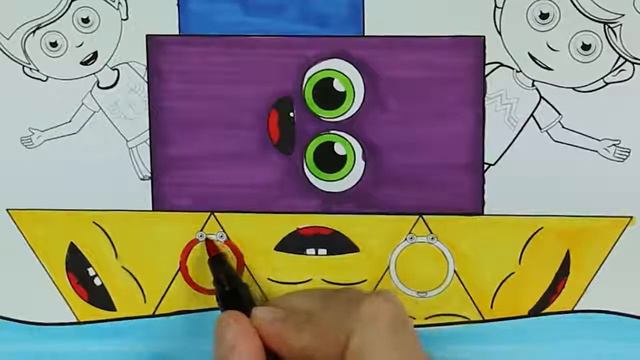 Cчастливые друзья Pаскраска | Маленькие руки раскраски для детей смотреть онлайн