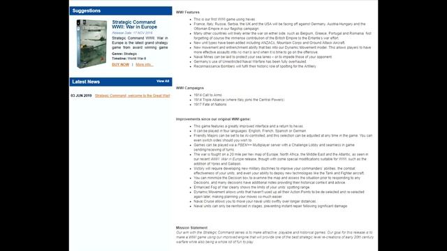 Strategic Command: World War I - A New Game Announced! смотреть онлайн