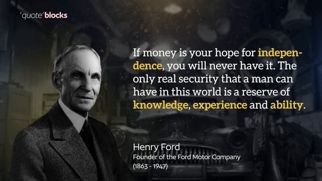 Inspirational Henry Ford Quotes That Will Inspire You To Think Big смотреть онлайн
