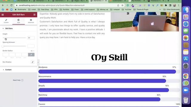 landing page design for beginners | elementor portfolio website bangla tutorial | смотреть онлайн