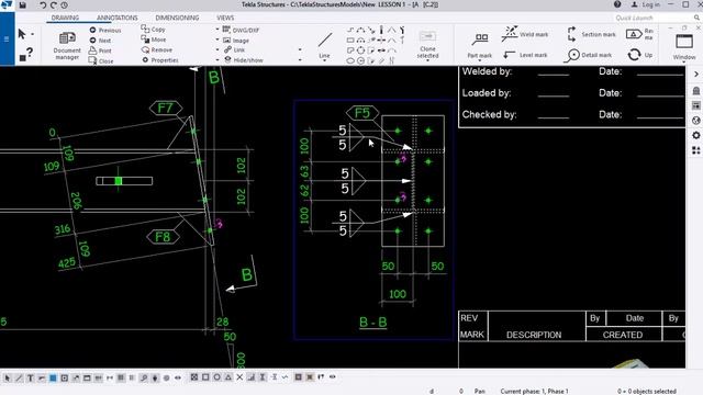 How to Print drawing in Tekla Structure смотреть онлайн