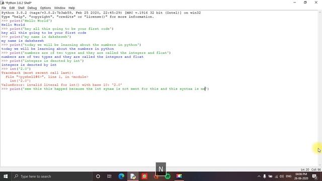 Python basic- Numbers | It's Great to Learn смотреть онлайн