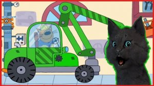 Три кота Стройка Дома для Супер кота ? Три Кота машинки и стройка!