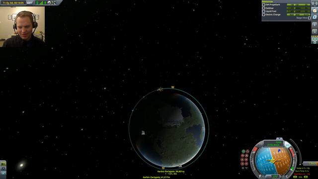 Kerbal Space Program - Parachute Triplane to Orbit смотреть онлайн