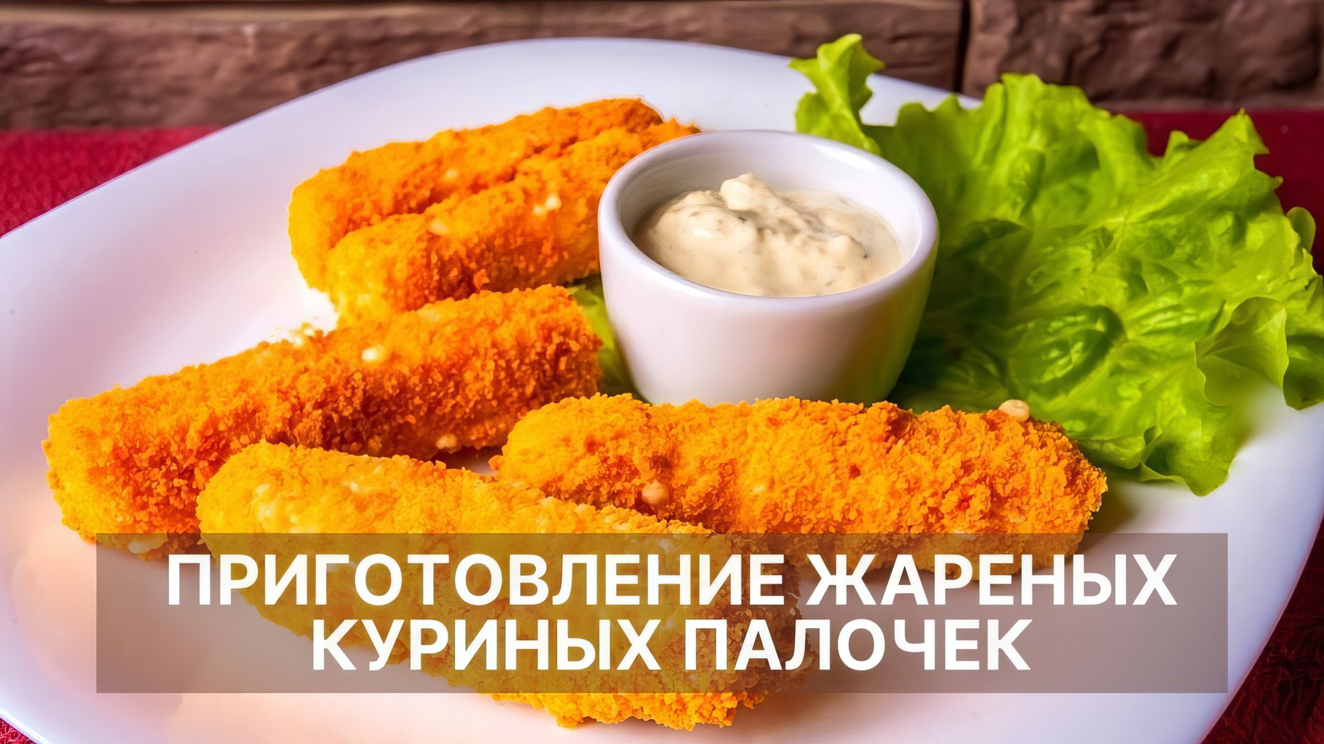 Рустин жарит вкусные куриные палочки