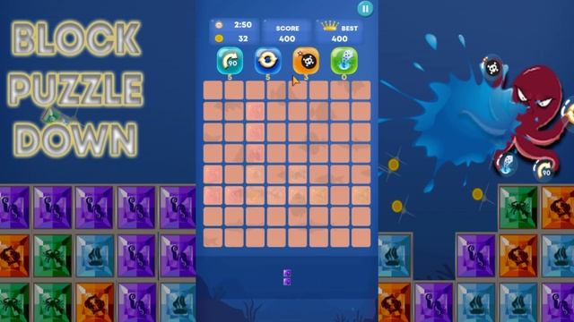 Block Puzzle Down GAME смотреть онлайн