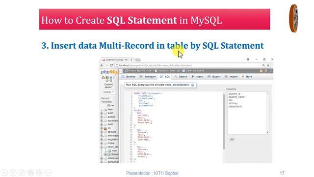 How To Run SQL Queries SQL Statement in phpMyAdmin | PHP MySQL Tutorial смотреть онлайн