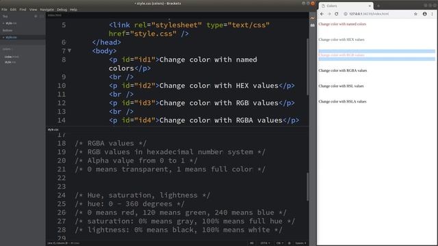 Color schemes - Basic CSS3 Fast смотреть онлайн