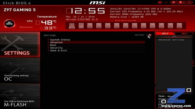 A través del BIOS: MSI Z97 Gaming 5 смотреть онлайн