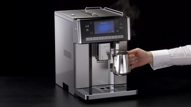 How to deliver steam on your De'Longhi PrimaDonna Exclusive ESAM 6900 coffee machine смотреть онлайн