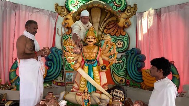 Shree Veerabhadra Shiv Laghu Rudra Abhishek | रुद्र अभिषेक मंत्र | Balyogi Om Shakti | смотреть онлайн