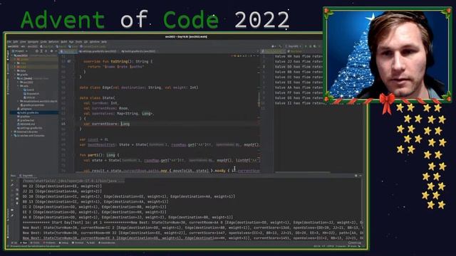 Advent of Code 2022 - Day 16 | Kotlin смотреть онлайн