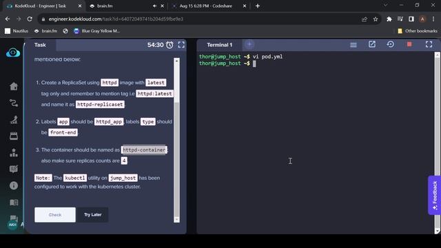 07 - Create Replicaset in Kubernetes Cluster (Kode Kloud) смотреть онлайн