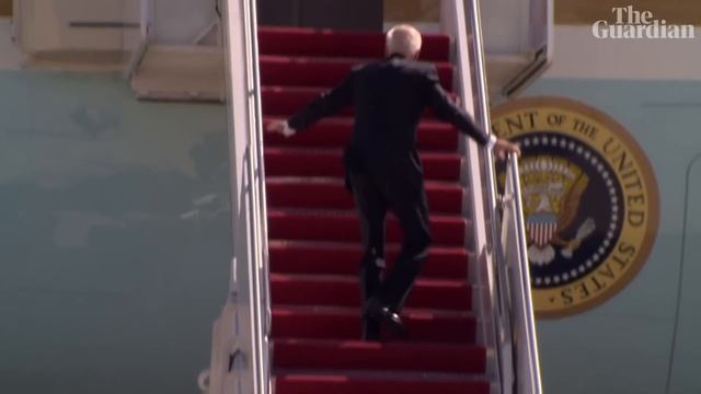 Joe Biden Stumbles On Steps Of Air Force One