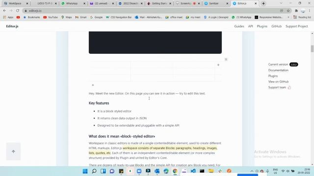 Editor.Js | HTML Page Editor | смотреть онлайн