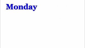The Days of the Week Song (Starting with Monday) | Silly School Songs