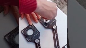 Кондуктор для работы с плиткой.