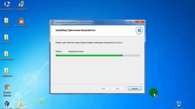 Защита от шифровальщиков Cybereason RansomFree. Тест симулятором RanSim смотреть онлайн