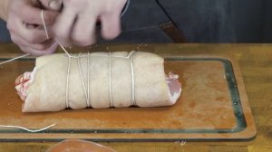 Копченый рулет из хрюши