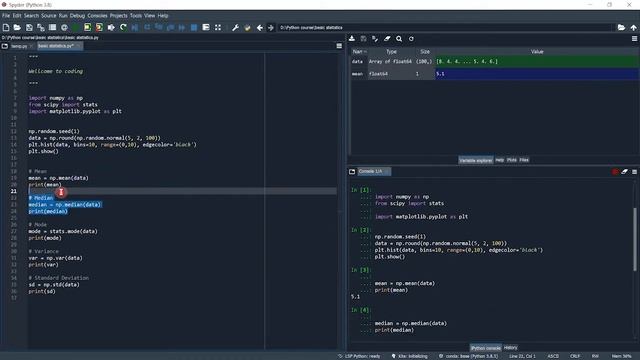 Mean, Median, Mode - Coding | Business Analytics With Python Tutorial For Beginners | Henry Harvin смотреть онлайн