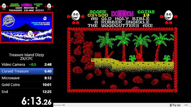 Treasure Island Dizzy (ZX Spectrum) Speedrun 12:20 (World Record) смотреть онлайн