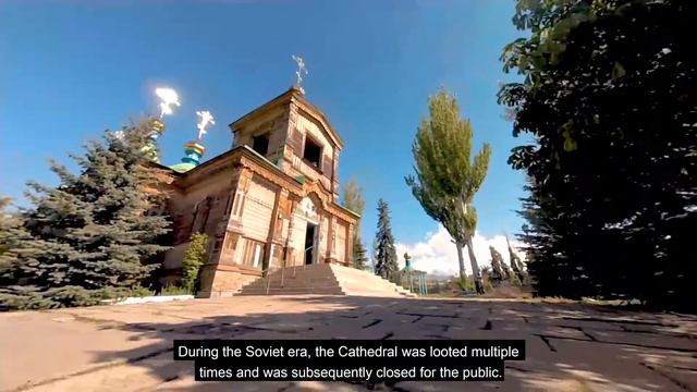 Last Russian Orthodox Church of Kyrgyzstan, 4K drone смотреть онлайн