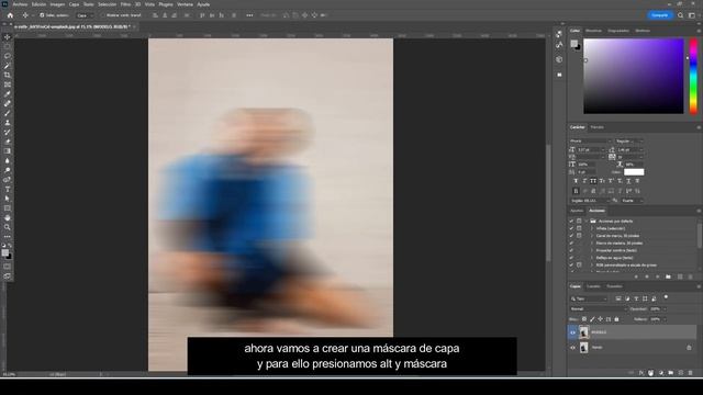 ✅ Como hacer efecto motion blur en Photoshop | Tutorial Photoshop | Sinergia смотреть онлайн