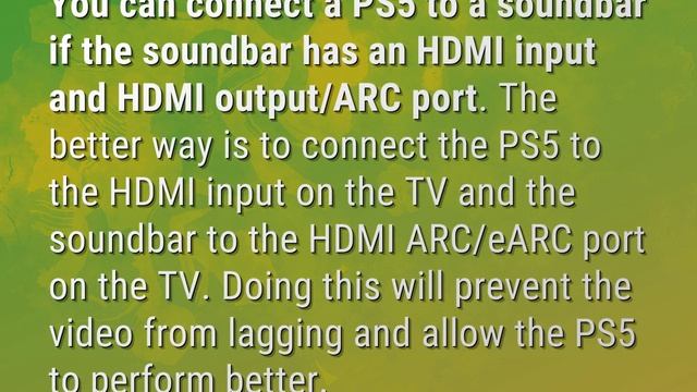 Should I use HDMI ARC for PS5? смотреть онлайн