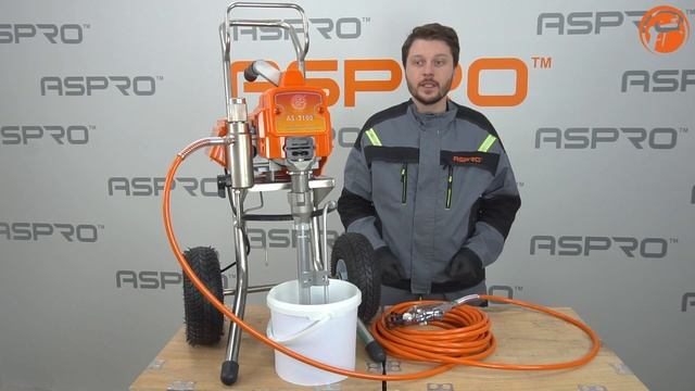 ASPRO-3100H® - один из лучших из ряда компактных моделей поршневых окрасочных аппаратов! смотреть онлайн