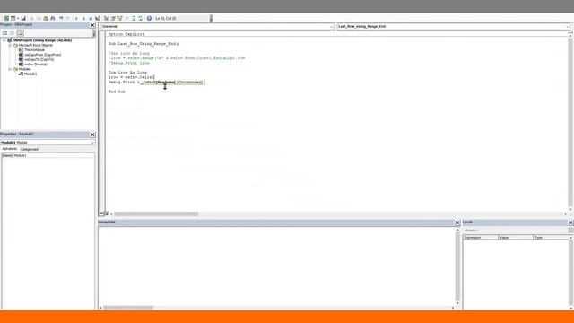 Excel VBA: How To Find The Last Row Using Range.End