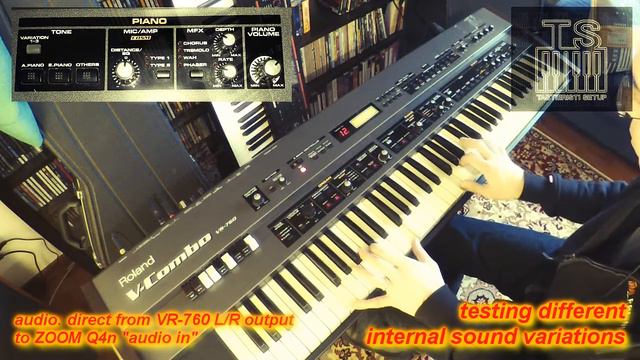 Roland V-Combo VR-760 (3 of 4) - Piano Variations смотреть онлайн