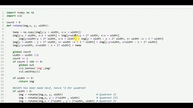 How to recursively rotate an image | Interview problems смотреть онлайн