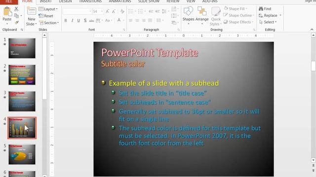 Master Slides & Templates in PowerPoint 2013 смотреть онлайн